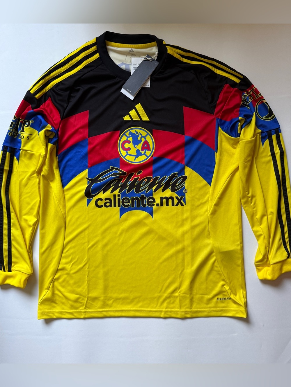 Adidas [L] Club America 2025/26 Long Sleeve Home Stadium Jersey